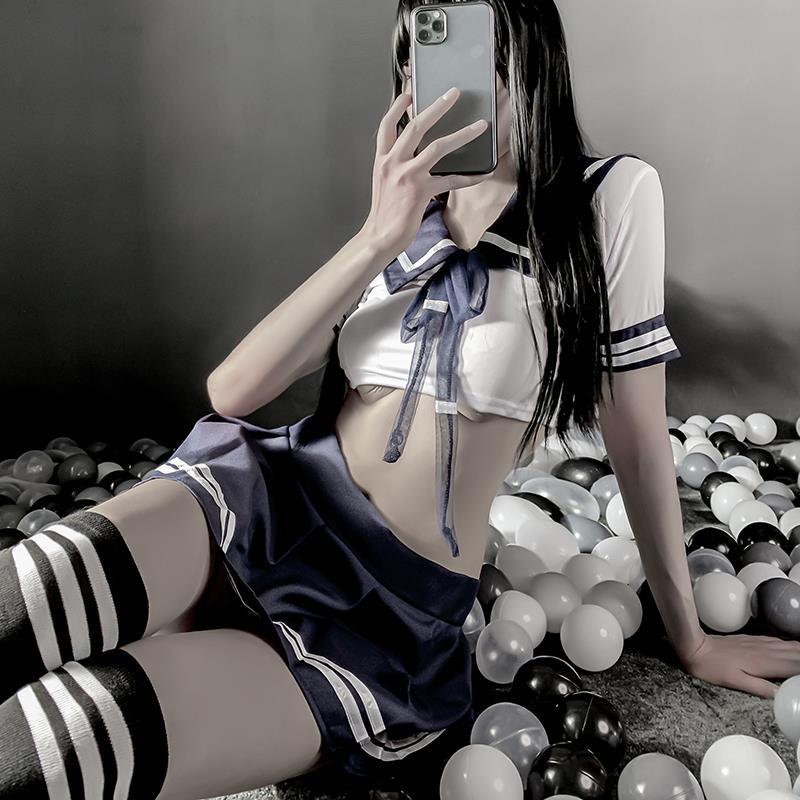 Sexy Underwear Cute Pure Student Dress plus size Sexy miniskirt Uniform Temptation suit Sexy School Uniform 915