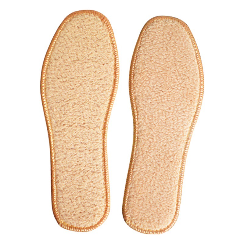 Alpaca Insoles for Kidsren to Absorb Sweat, Special Warm Insoles for Kidsren, Fleece-Lined and Thickeneded, Anti-Cold and Non-Freezing Foot Insoles