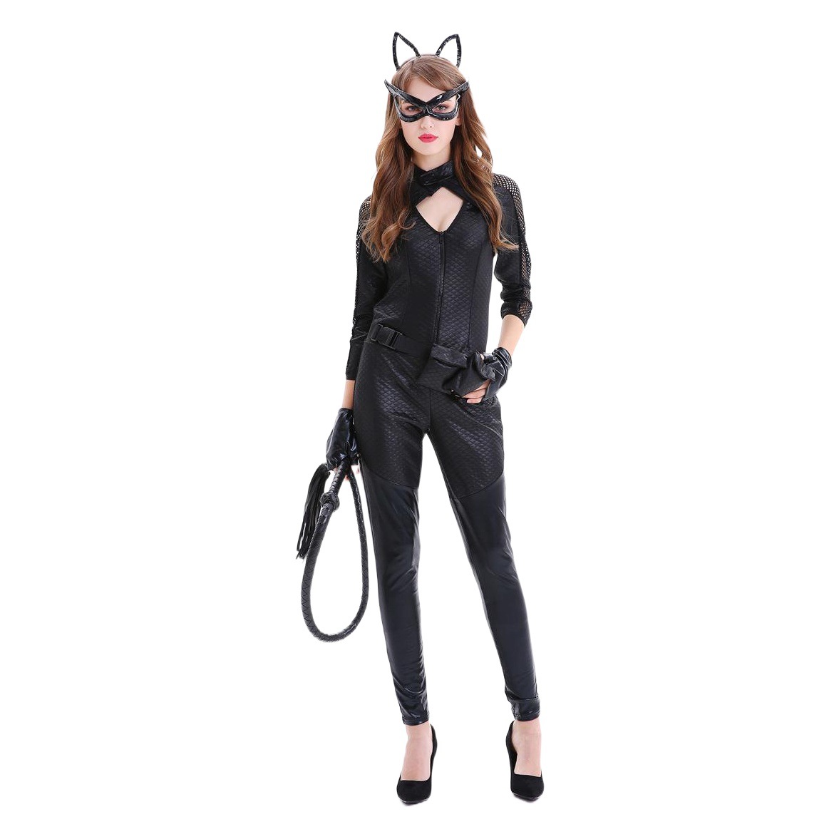 Jumpsuit Female European and American Halloween Catgirl Costume Catgirl Costume Uniform Jumpsuit Costume
