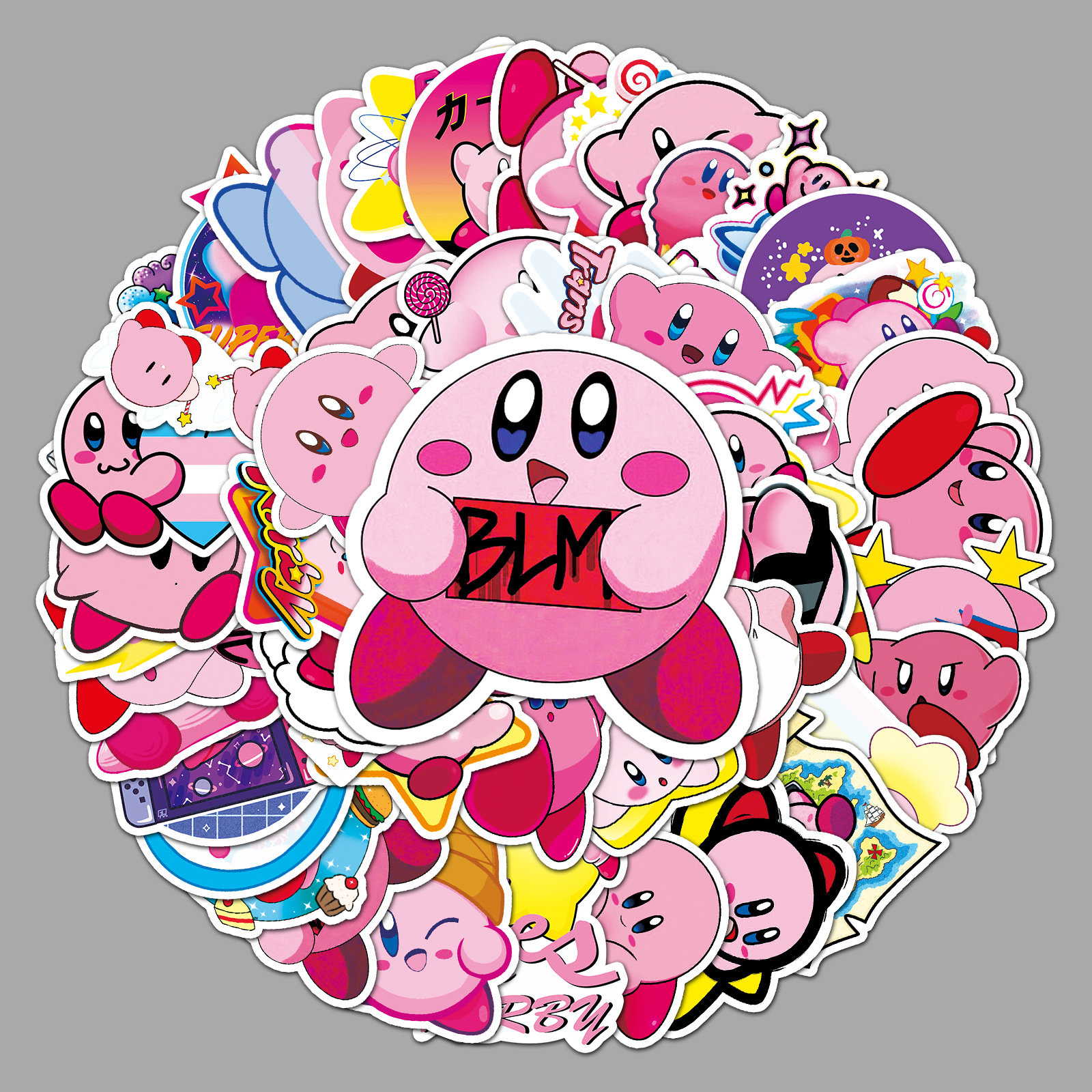 50 Star Cartoon Luggage Stickers Creative Trend Graffiti Laptop Car Foreign Trade Decoration