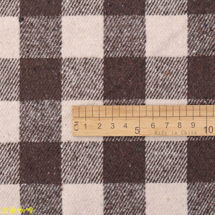 Picture of TR Red Plaid Cotton Slub Thickened Clothing Home Decoration Handmade Multi-purpose High Weight Suit Fabric