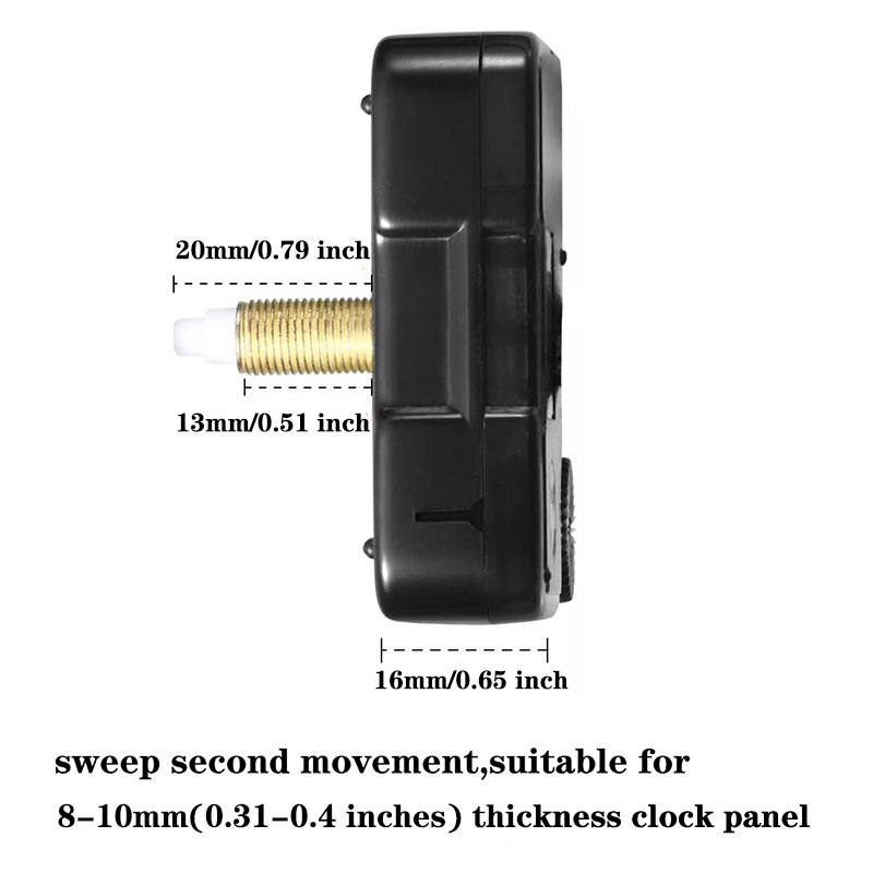 Picture of Cross-border hot selling DIY clock movement mute wall clock accessories clock Wall watch core mechanism 2 Movement +5 sets of clock needle