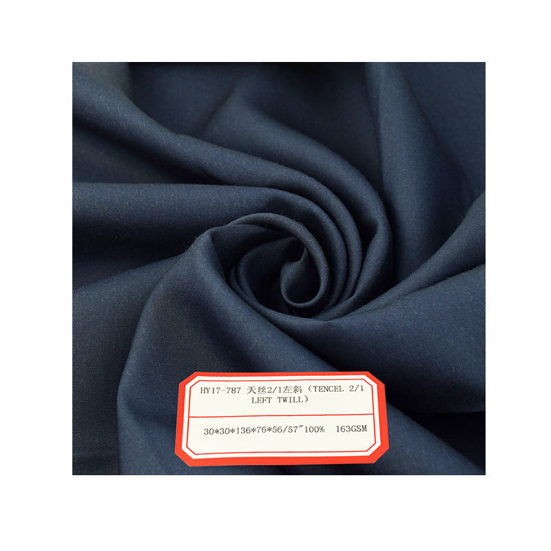 30*30 Tencel fabric 100 Tencel 2/1 left oblique 163g pure Tencel suit fabric