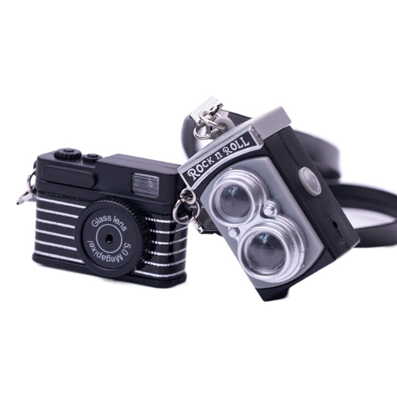 2025 Manufacturer Sound Luminous Camera Dollhouse Strap Camera Phone Case Protective Cover with Cross Rope Fashion