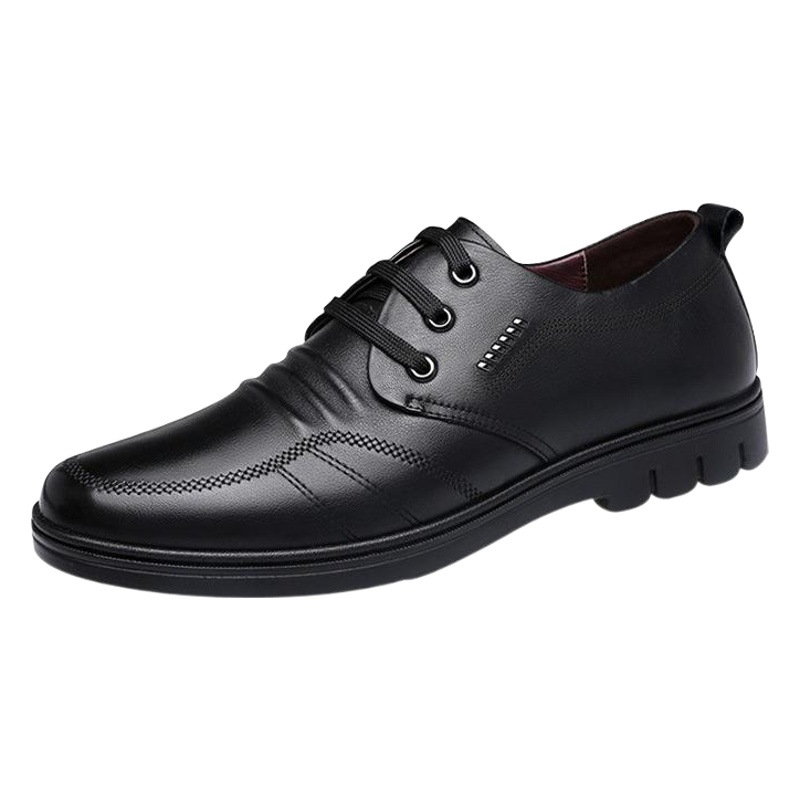 2022 New Men's Leather Shoes Casual Men's Shoes Korean Style British Business Dress Men's Shoes Youth Lazy Shoes Driving Shoes