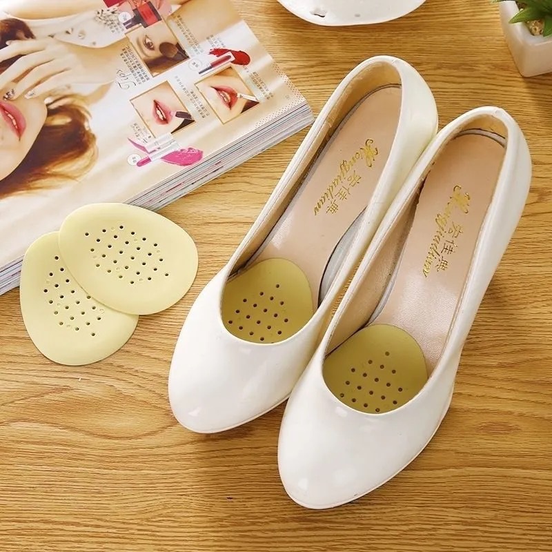 Latex Forefoot Pad, Breathable and Thickeneded Half Pad, Anti-Pain, Anti-Slip, Anti-Wear Foot Pad, High Heels, Non-Tiring Feet, Latex Half-Size Pad