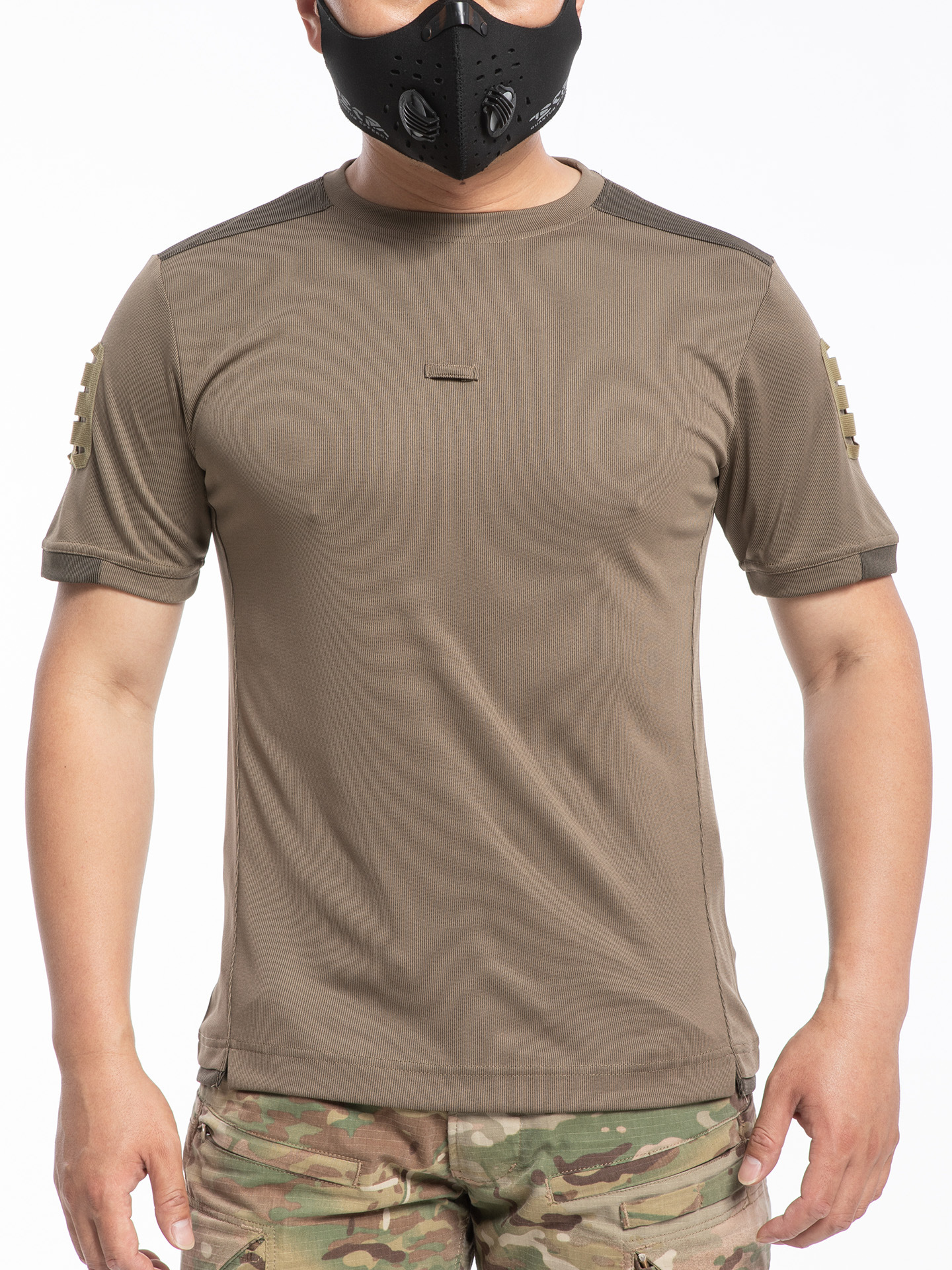 Picture of Tolerant Frogman Tactical Short Sleeve Breathable Round Neck Quick-Drying T-Shirt Summer Men's Quick-Drying Half Sleeve