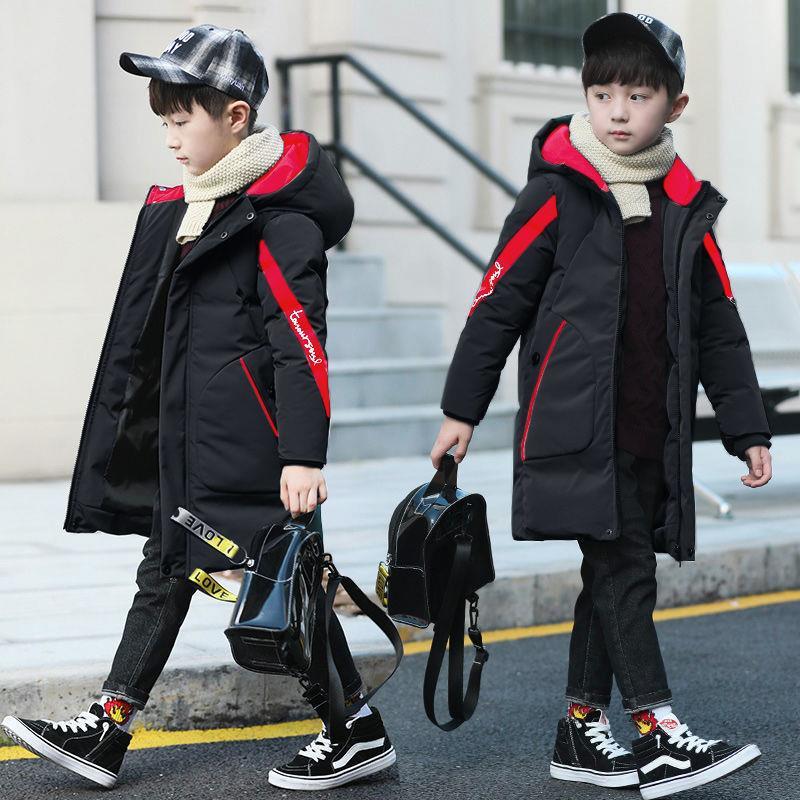 Picture of Boys' cotton-padded coat 2021 New Korean style baby mid-length cotton-padded coat children's winter clothes children's thickened cotton-padded coat