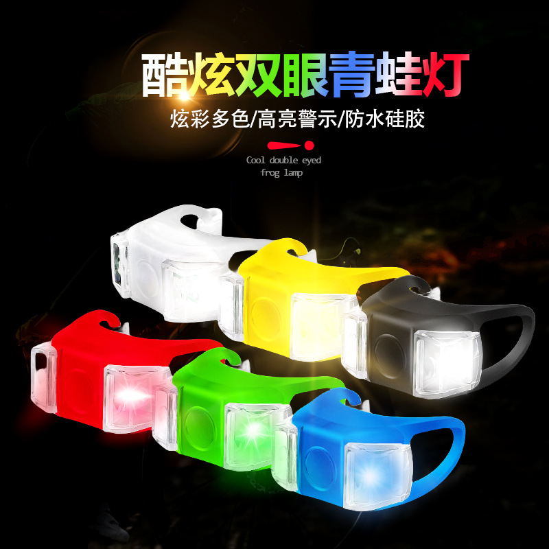 Wholesale Balance Car Six Generation Eyes Frog Light LED Flash Night Riding Warning Light Skateboard Light Outdoor Riding Equipment
