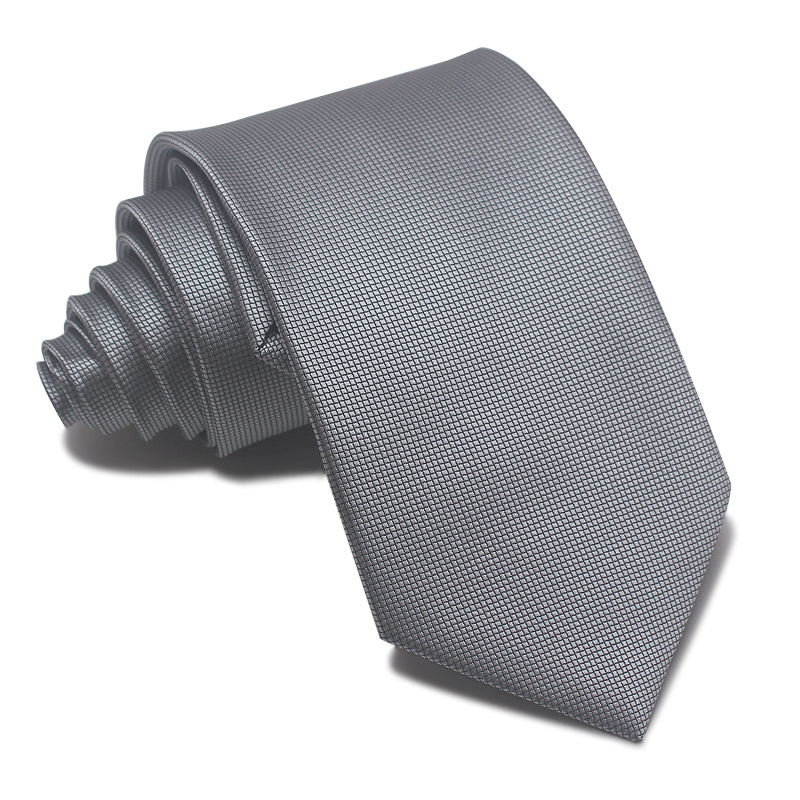 Picture of 25 New 8cm Polyester Jacquard Stripesd Tie 7cm Men's and Women's Business Formal Wear Casual High-End Red Black Blue