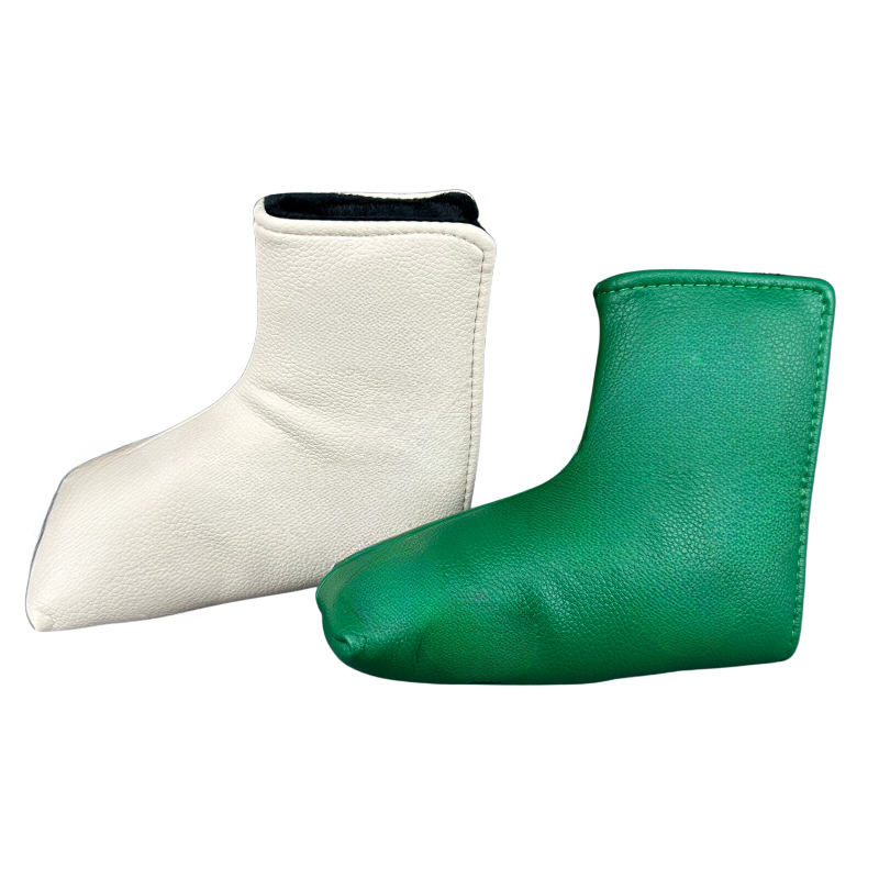 Golf Putter Head Cover Magnet Closure Straight Fish Skin Cap Cross Border for Golf Products