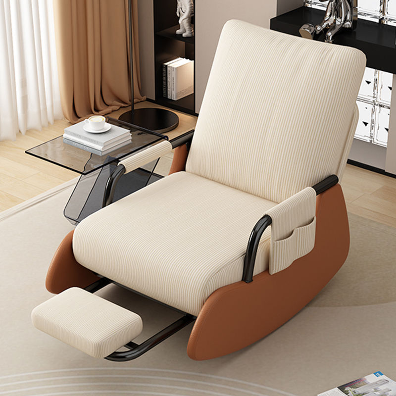 Living room: Nordic style courtyard bedroom, single lazy sofa chair, comfortable balcony chair, rocking chair, lounge chair, lounge chair, nap