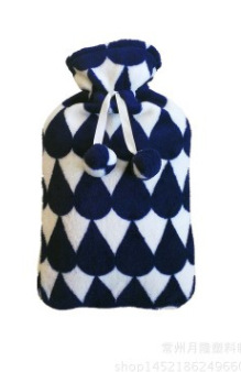Picture of 2000ml hot water bag knitted cover large cloth cover water-filled hot water bag flannel bag super soft knitted insulation