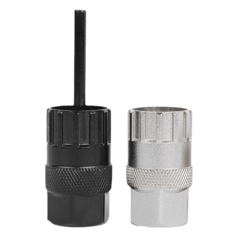 Single-spin flywheel installation center axle tool sleeve carbon steel bicycle small flywheel removal sleeve maintenance wrench