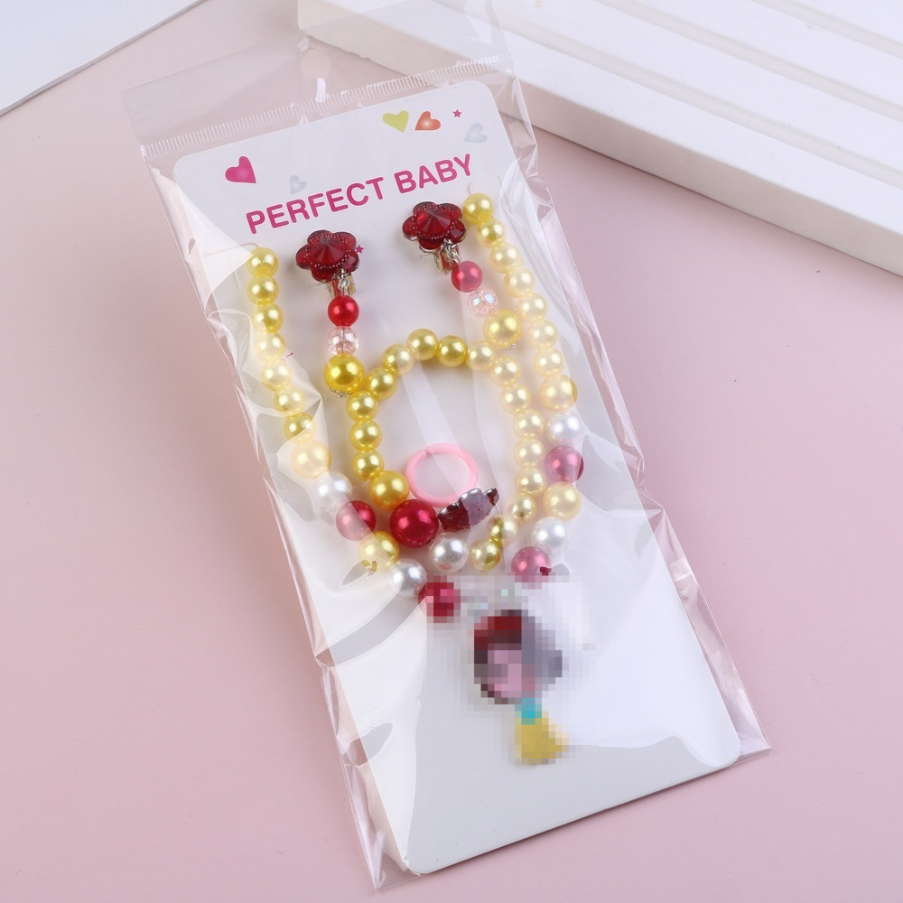 Picture of Children's Necklace Bracelet Set Unicorn Necklace Girls Baby Accessories Children's Necklace Children's Jewelry Wholesale