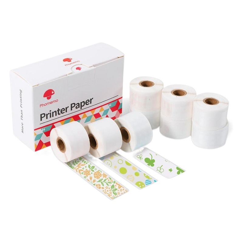 Phomemo 15 25mm M02S/PRO universal pattern sticker mixed combination printing paper thermal paper