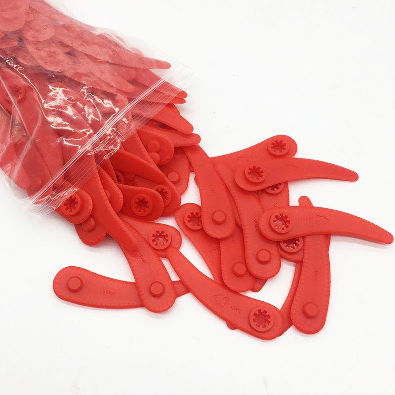 Picture of Household lawn mower plastic blade ABS mowing blade color plastic blade for Bosch lawn mower