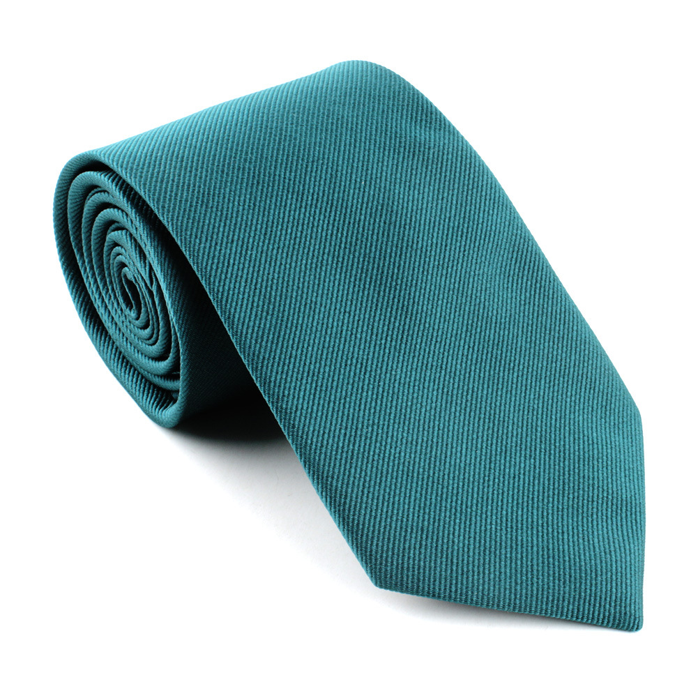 Picture of Men's tie cross-border polyester silk 8cm dress solid color fine thread jacquard collar pole spot wholesale one