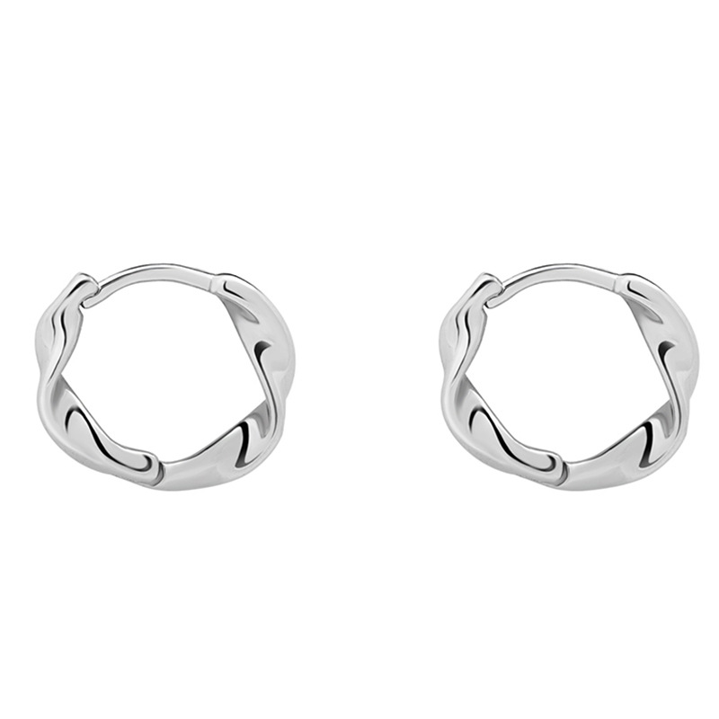 Picture of Summer Simple Earrings, Versatile and Fashionable Earrings That Don’T Need to Be Removed When Sleeping, Niche Design Earrings, Twists