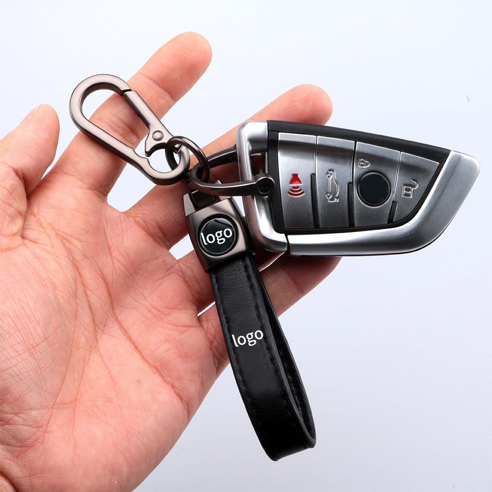 Cross-border foreign trade hot car logo car key chain tide play gift pendant metal anti-lost key chain jewelry wholesale