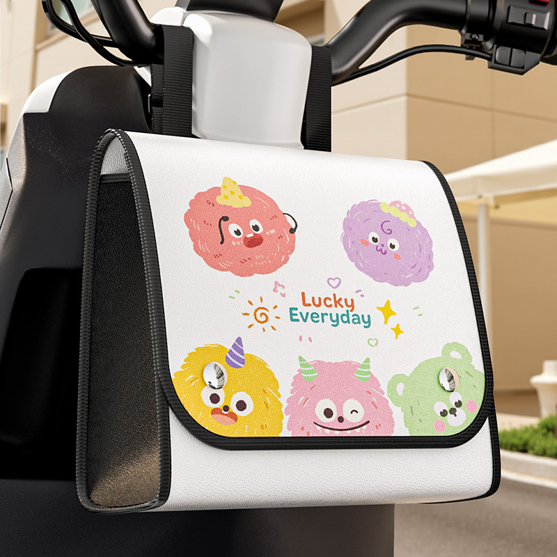Picture of Electric Car Hanging Bag Front Rainproof Hanging Bag Bicycle Storage Bag Large Capacity Charger Storage Bag