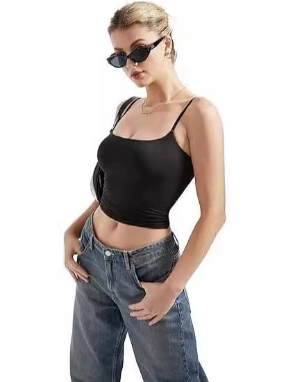 Picture of Cross-border European and American Camisole Summer Spice Girls Sleeveless jumpsuit Women's Top Milk Silk Women's Clothing