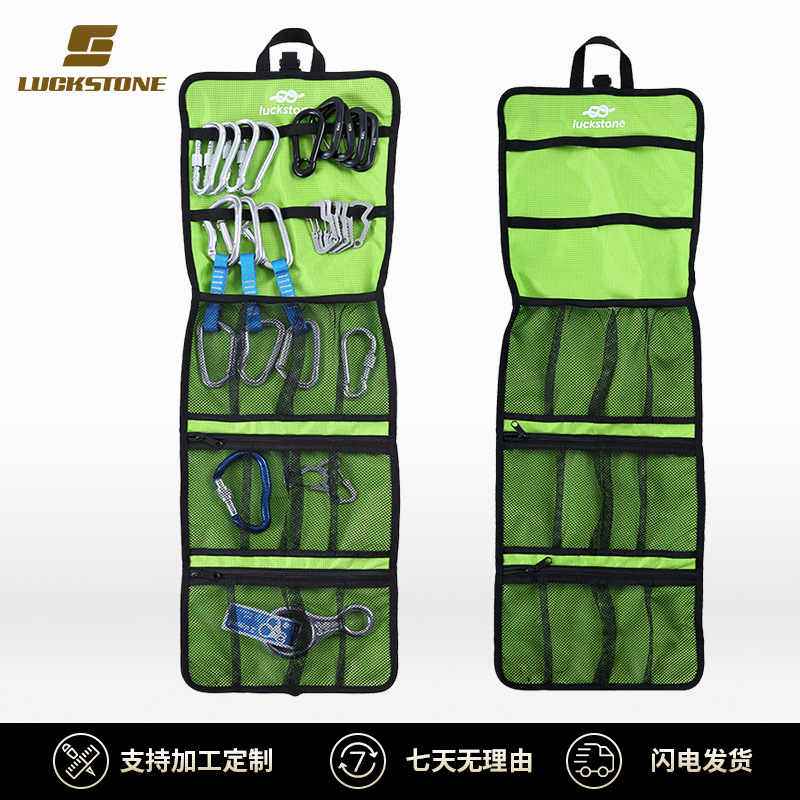 Picture of Jiyan Rock Climbing Rope Storage Bag Ice Climbing Waterproof Equipment Kit Mountaineering Multifunctional Oxford Cloth Buckle Bag