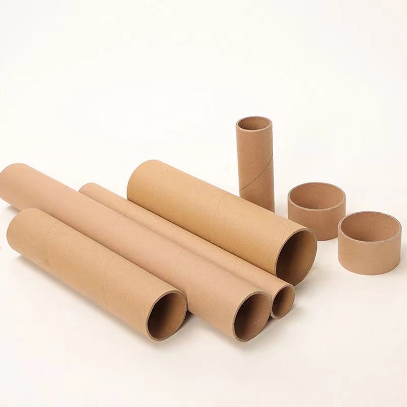 Picture of Yiwu paper tube barrel round kraft paper tube creative handmade diy poster tube paper wrapping paper painting and calligraphy barrel label tube
