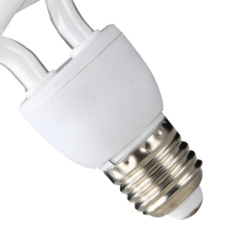 Factory wholesale tricolor spiral energy-saving bulbs yellow white light 5W 11W 15W 20W