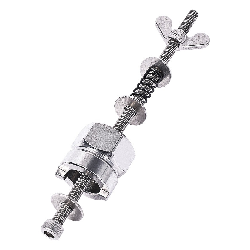 Mountain road bike universal ball flower drum tower base removal tool one-word tower base tower wheel steel mounting sleeve