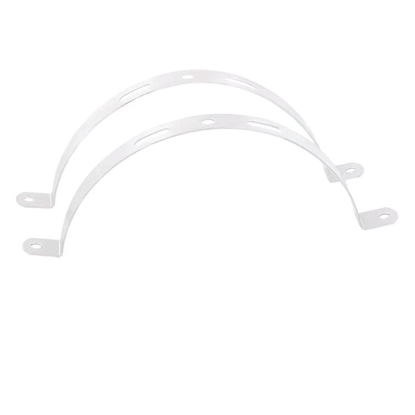 Solar street lamp hoop projection light street lamp pole electric pole cement lamp pole hoop fixed installation