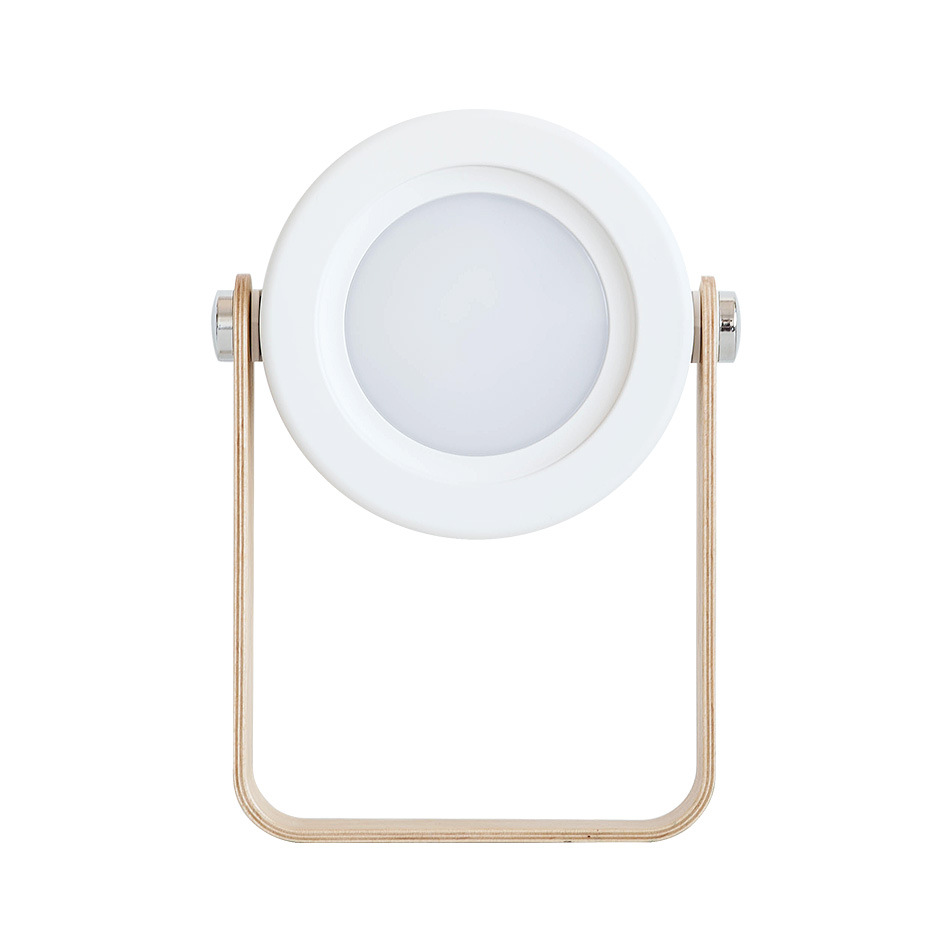 Picture of Creative wooden handle portable lantern lamp 3D folding eye protection stepless dimming telescopic table lamp home gift atmosphere lamp