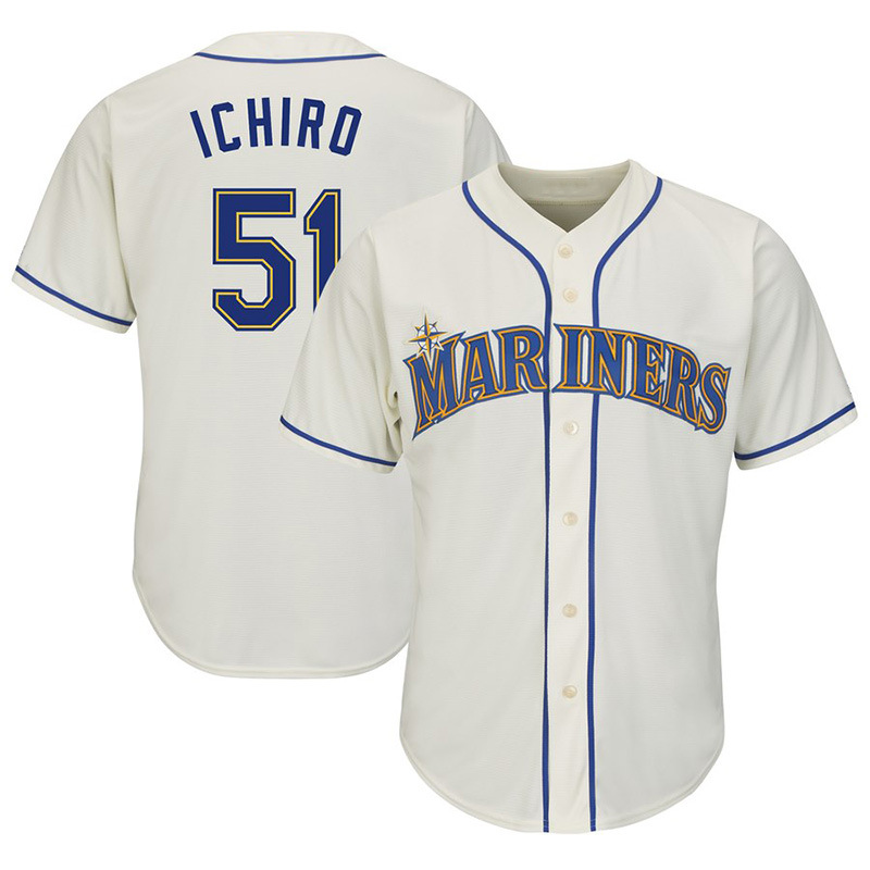 Picture of New Baseball Suit Cardigan Short Sleeve Training Sports American Cross-border Game Baseball Suit Printed Button Breathable Jersey