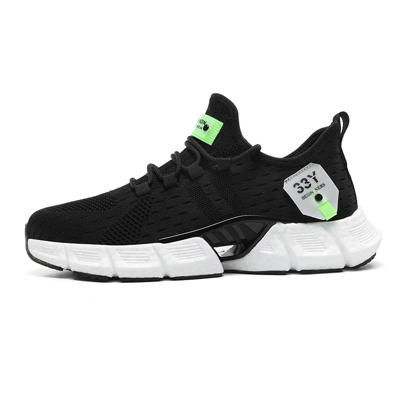 2025 spring and summer men's gradient popcorn sneaker water floating mesh breathable running shoes live men's shoes