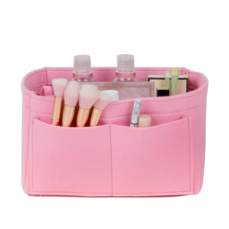 Picture of [Felt Cosmetic Bag] Spot Wholesale Cosmetic Storage Felt Cosmetic Bag Simple Fashion Felt Cosmetic Bag