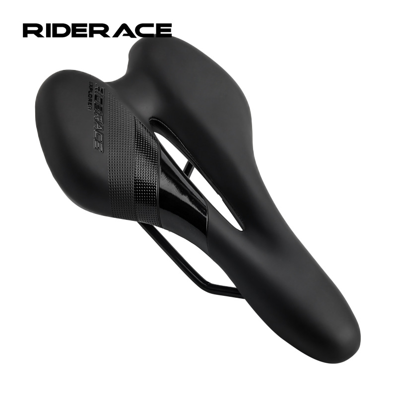 Riding accessories self-cushion saddle hollow PU bicycle cushion ergonomic 3D Chinese style saddle