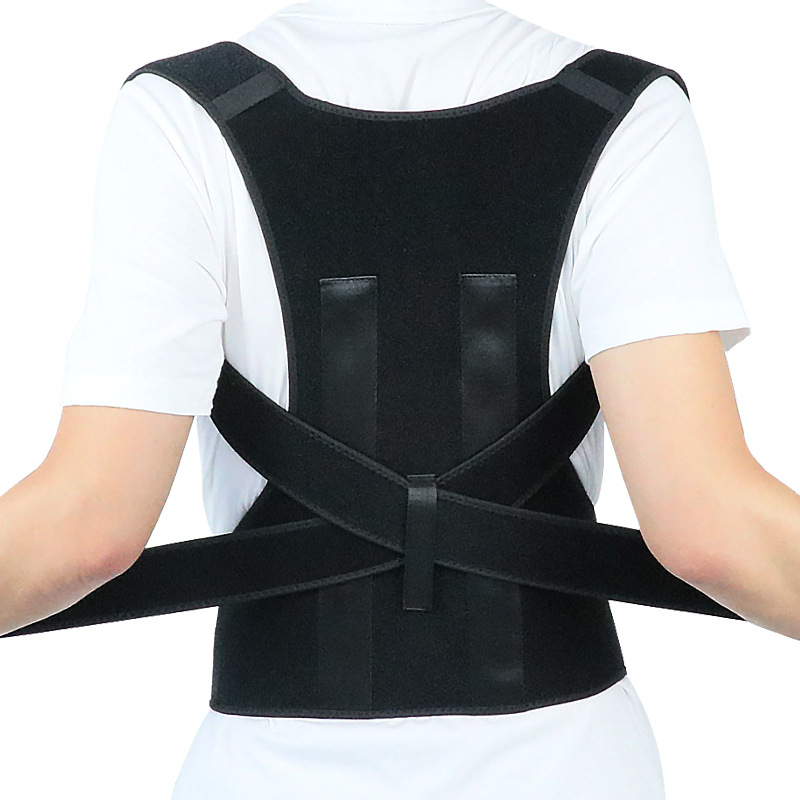 Manufacturer Wholesale Back Support Fixed Belt Posture Correction Belt Breathable Adjustable Back Sitting Open Shoulder Support Belt