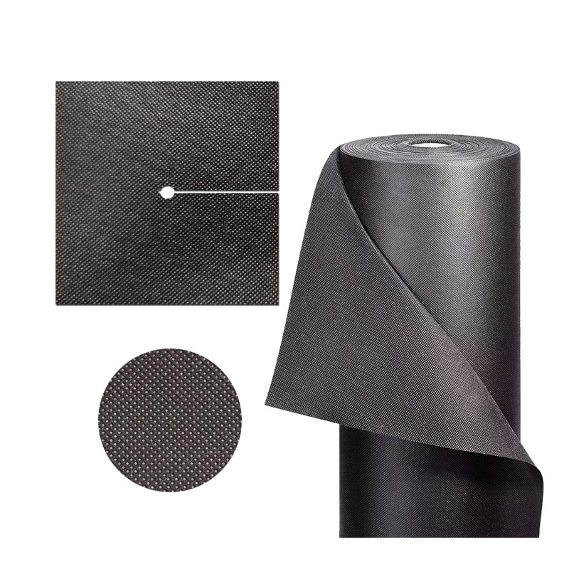 Picture of in stock weeding cloth anti-grass cloth wholesale new material whole roll mulched weeding cloth manufacturers new black orchard grass covering cloth