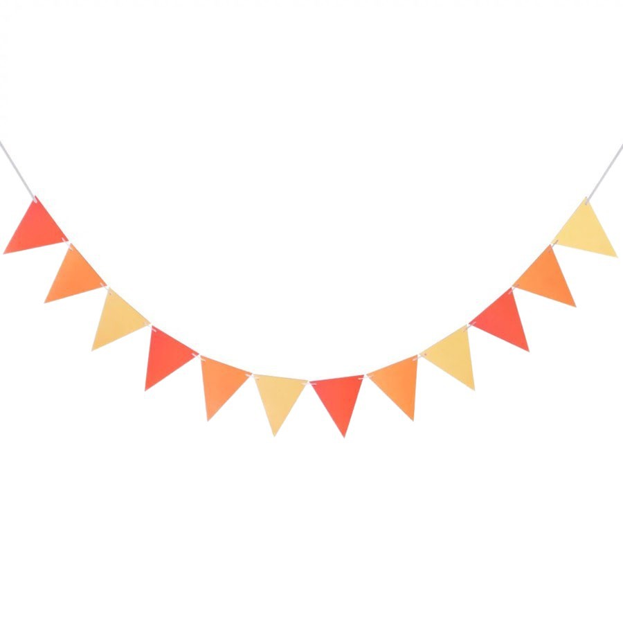 Picture of Christmas Decoration Hanging Flags, Birthday Party Banner Flags, Event Arrangement Hanging Decorations, Non-Woven Fabric Triangle Bunting, Christmas Atmosphere
