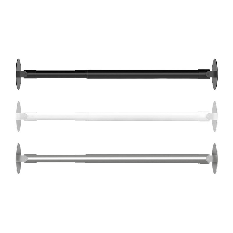 Picture of Universal Special-Shaped Telescopic Rod Rotation ° Hole-Free Clothes Drying Rod, Curtain Rod, Shower Curtain Rod, Wardrobe Support Rod