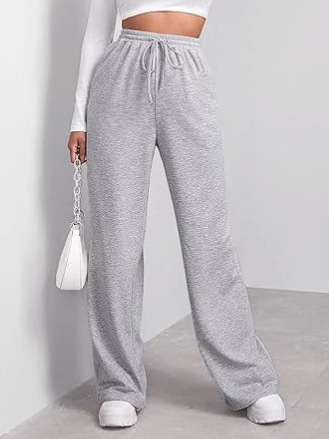 Picture of Cross-border women's clothing foreign trade Amazon wish European and American women's 2024 autumn new casual loose sports pants women