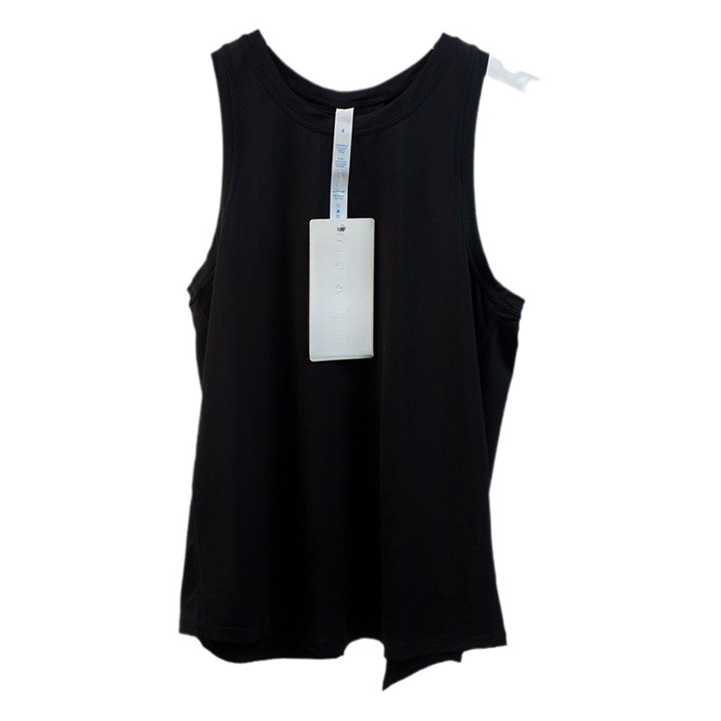 Yoga Clothing Summer Women's High Elastic Sports Ice Silk Vest Beautiful Back Fitness Loose Blouse Sleeveless Cardigan Back Jogging