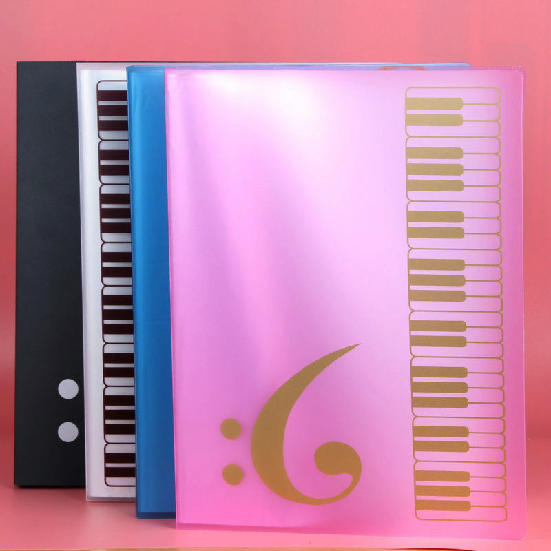 Picture of Band orchestra music score music clip piano score clip insert bag student information book folder 40 pages A4