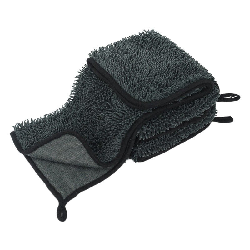 Microfiber new towel hearty velvet small chenille car towel thickened absorbent cleaning cloth factory wholesale