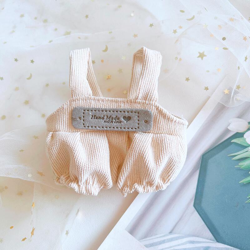 Picture of Hot selling one-shoulder bib pants 20cm cotton doll normal body fat body clothing accessories in stock