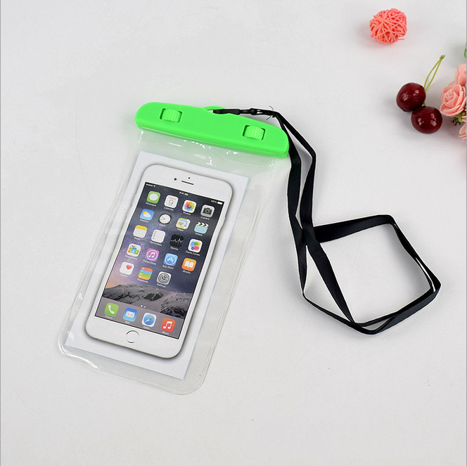 Picture of Mobile phone waterproof bag transparent waterproof mobile phone case universal swimming drifting can touch 100 set LOGO