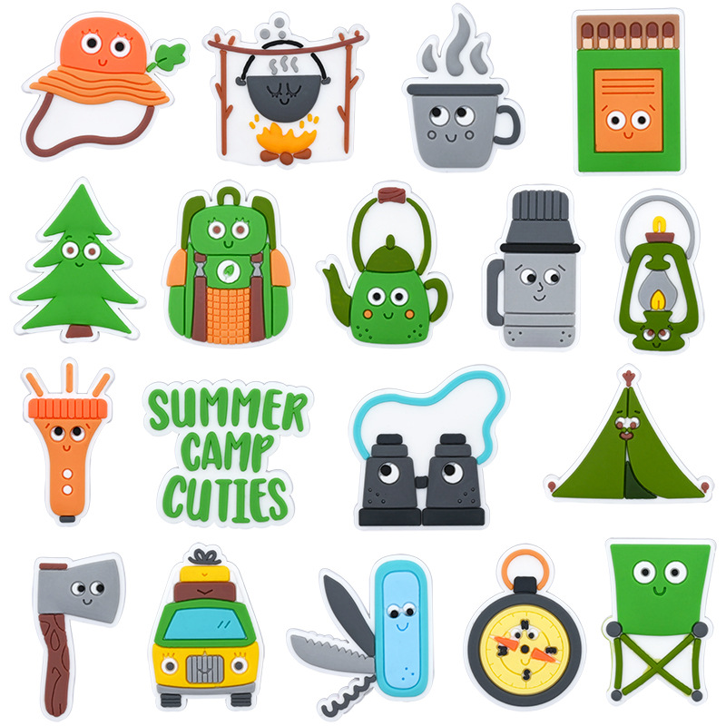 Camping Camping Cross-border Best-selling Cave Shoes Flower Shoe Buckle Children's Garden Shoes Cave Mobile Phone Case DIY Decorative Buckle
