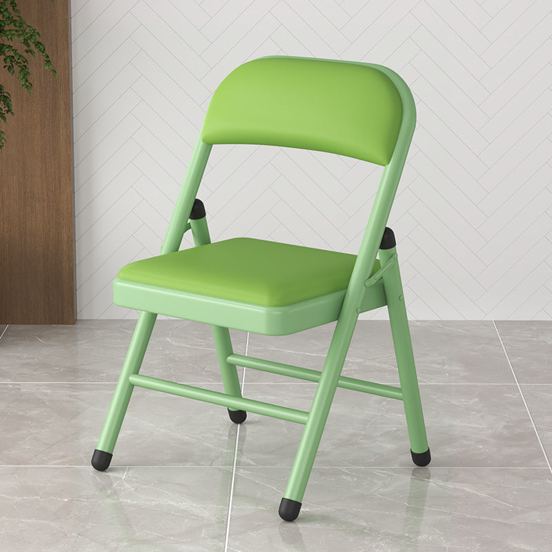 Picture of Simple stool, back chair, home folding chair, portable computer chair, training conference chair, dining chair, dormitory office chair