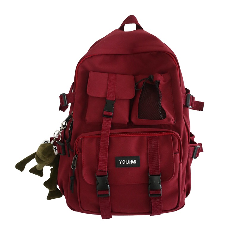 Picture of ins schoolbag women's Korean-style Harajuku ulzzang high school student junior high school student simple backpack men's large capacity backpack