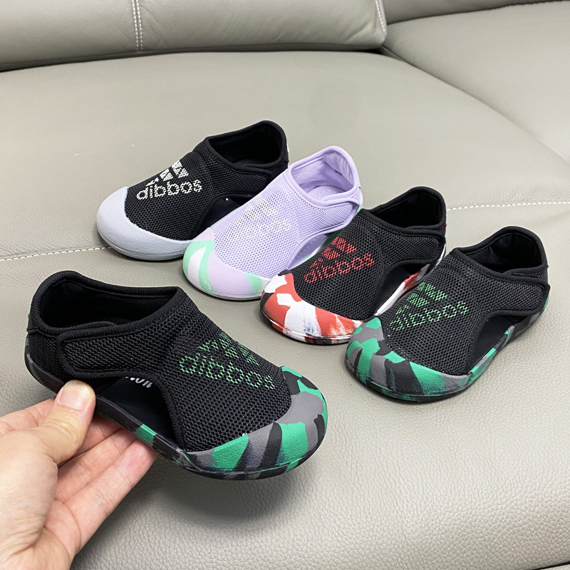 Boys Sandals 2025 Summer New Children's Baotou Mesh Sandals Breathable Mesh Shoes Soft Sole Girls Sports Sandals